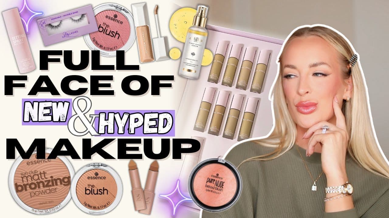 Testing Hyped Makeup: Full Face First Impressions