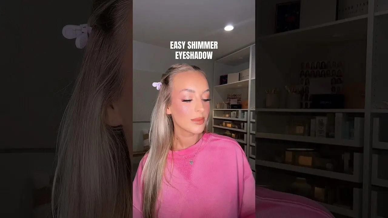 Easy Shimmer Eyeshadow Tutorial for Quick Glam