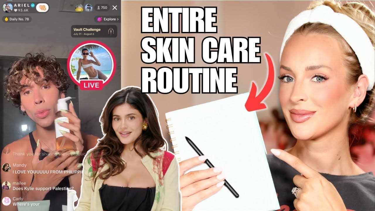 Kylie Jenner's Makeup Artist Reveals Complete Skincare Routine